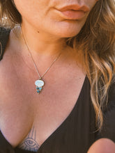 Load image into Gallery viewer, Boulder Opal Moon Portal Necklace
