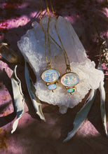 Load image into Gallery viewer, Australian Opal Moon Necklace 002
