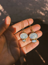 Load image into Gallery viewer, Australian Opal Moon Necklace 002
