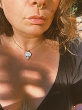 Load image into Gallery viewer, Australian Opal Moon Necklace 002

