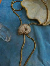 Load image into Gallery viewer, Opalized Ammonite Bolo
