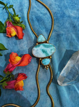 Load image into Gallery viewer, Triple Larimar Bolo
