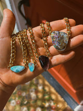 Load image into Gallery viewer, Abalone Cuban Link Necklace
