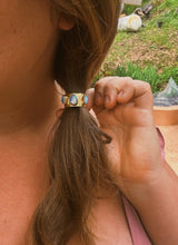 Load image into Gallery viewer, Pony Up Hair + Bandana Slide - Triple Aussie Opal
