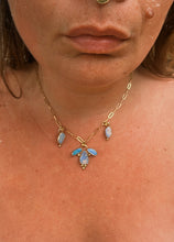Load image into Gallery viewer, Australian Opal Bloom Charm Necklace
