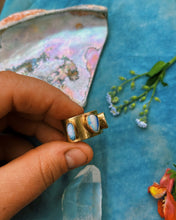 Load image into Gallery viewer, Pony Up Hair + Bandana Slide - Triple Aussie Opal
