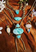 Load image into Gallery viewer, Triple Larimar Bolo
