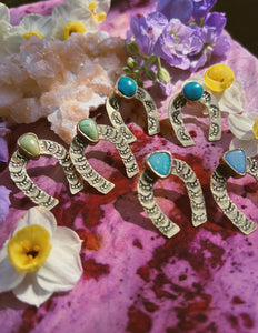 The Get Lucky Studs - Kingman Turquoise