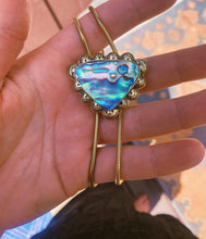 Load image into Gallery viewer, Abalone Stamped Bolo
