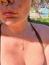 Load image into Gallery viewer, The Portal Necklace 001 - Australian + Cantera Opal
