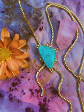 Load image into Gallery viewer, Kingman Turquoise Bolo
