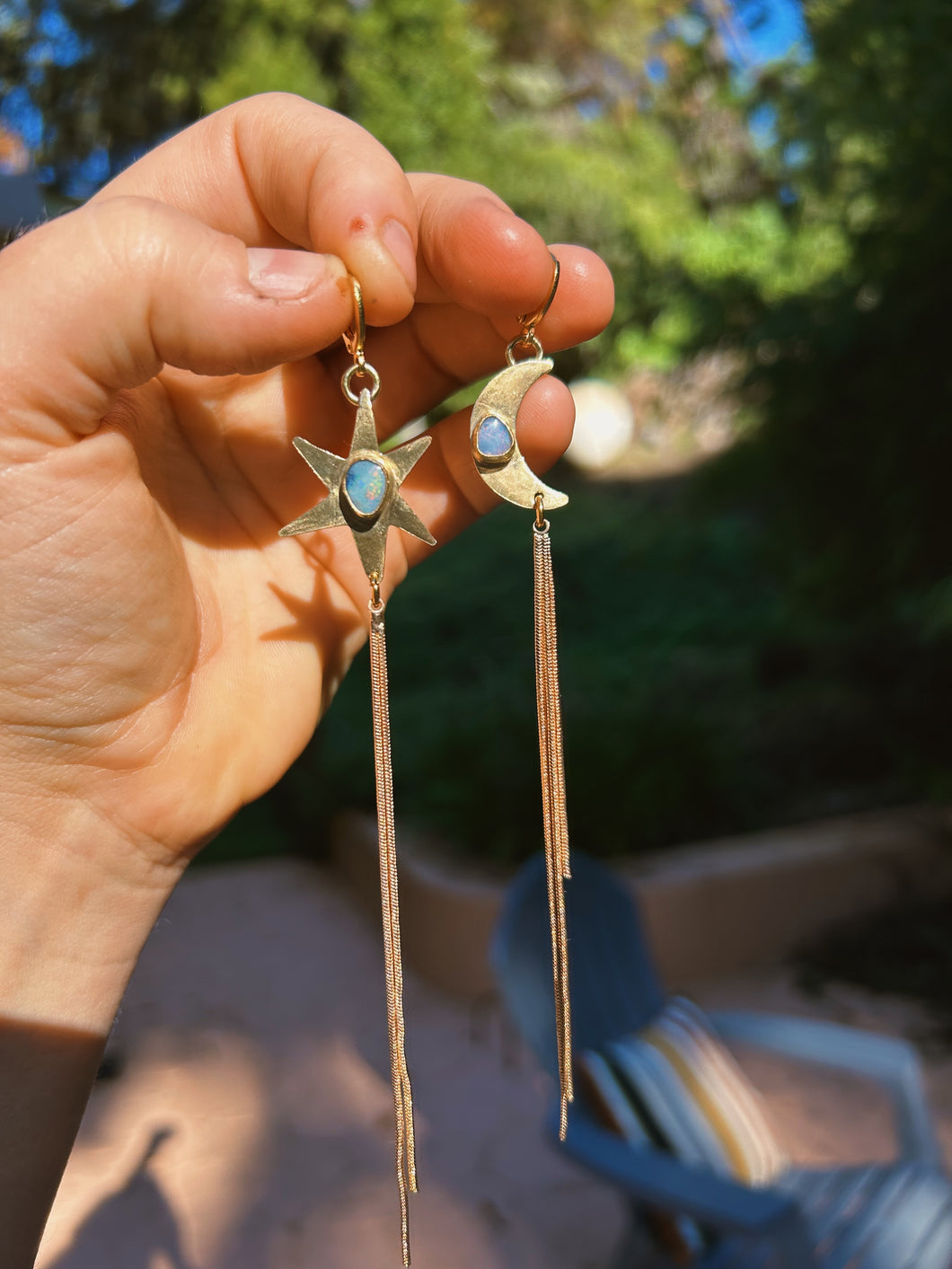 Australian Opal Star + Moon Dusters