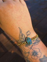 Load image into Gallery viewer, Boulder Opal Cuban Link Bracelet
