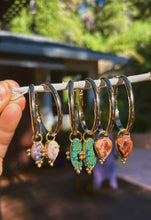 Load image into Gallery viewer, Cantera Opal Hoops
