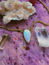 Load image into Gallery viewer, Rainbow Moonstone Cuban Link Chain
