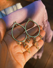 Load image into Gallery viewer, Cantera Opal Dottie Drop Hoops
