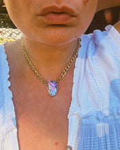 Load image into Gallery viewer, Abalone Cuban Link Necklace
