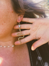 Load image into Gallery viewer, The Snake Earrings - Cantera + Aussie Opal
