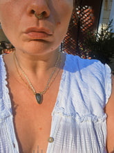 Load image into Gallery viewer, Black Sunstone Double Sunburst Chain
