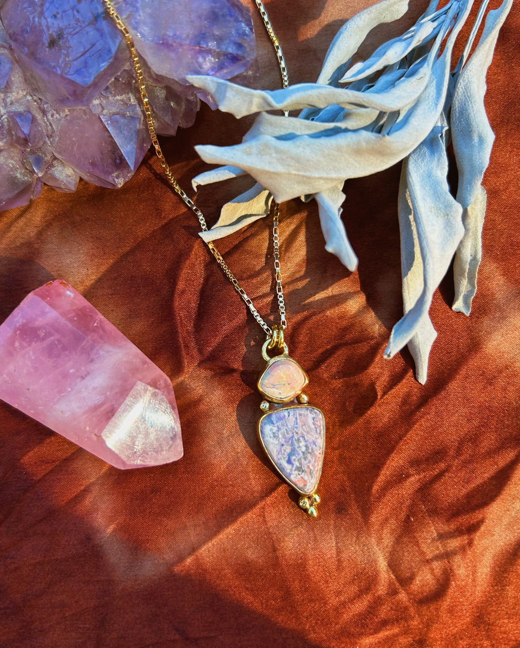 Cantera Opal Portal Necklace