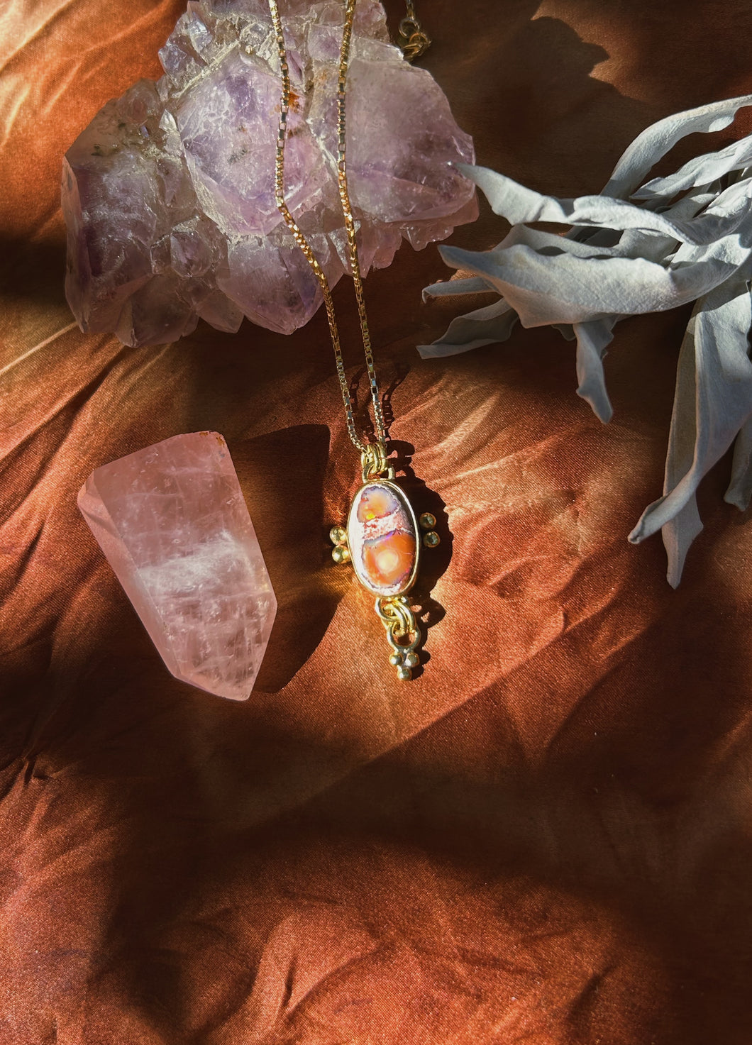 Cantera Opal Dottie Necklace 001