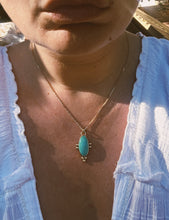 Load image into Gallery viewer, Kingman Turquoise Khala Necklace
