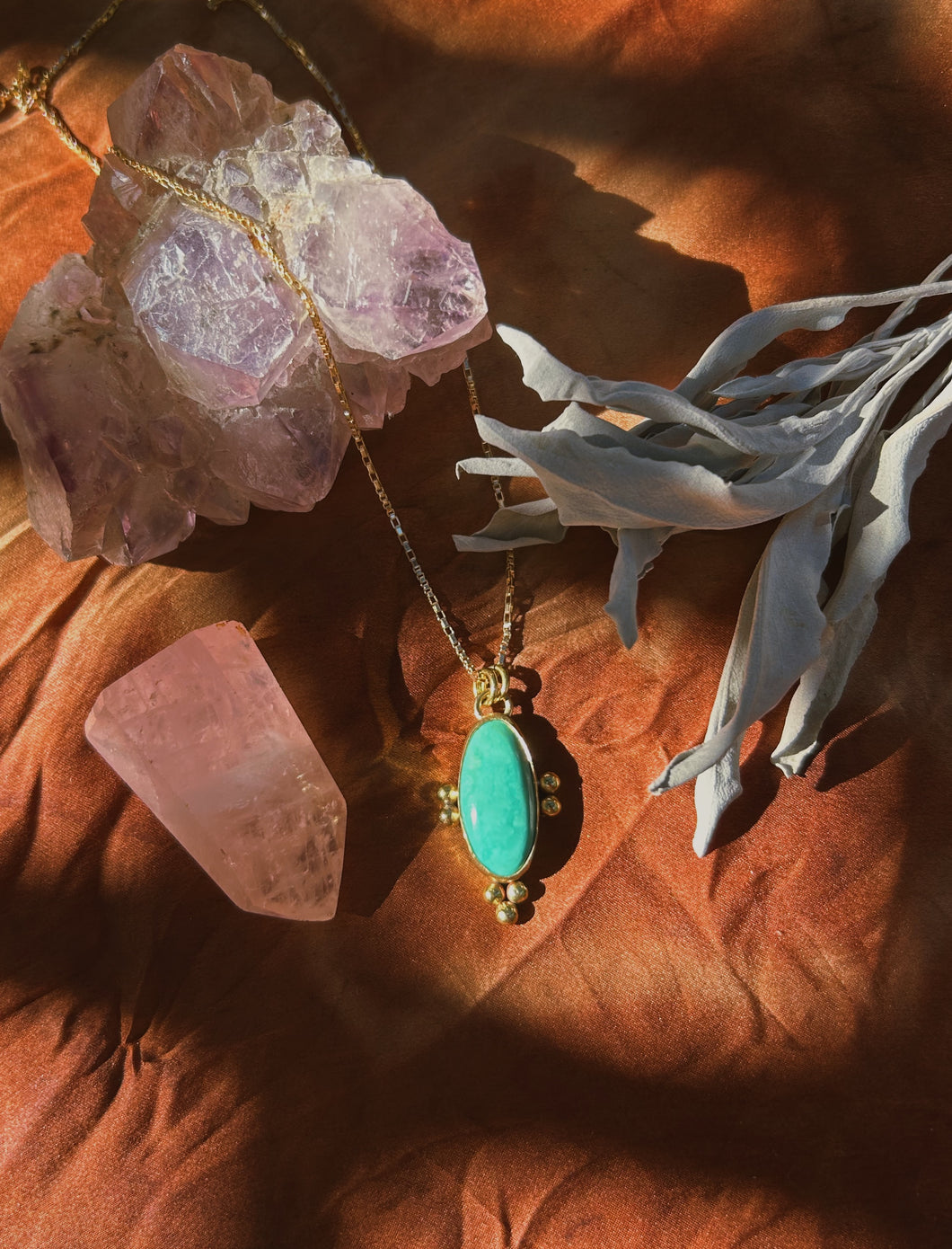 Kingman Turquoise Khala Necklace