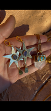 Load image into Gallery viewer, Iolite Star Earrings
