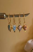 Load image into Gallery viewer, Cantera Opal Mini Hoops
