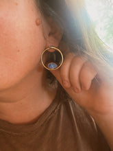 Load image into Gallery viewer, Australian Opal Ouroboro Hoop

