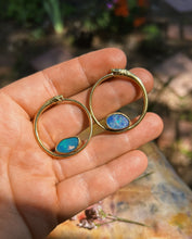 Load image into Gallery viewer, Australian Opal Ouroboro Hoop
