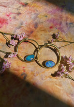 Load image into Gallery viewer, Australian Opal Ouroboro Hoop
