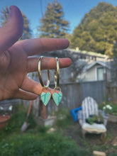 Load image into Gallery viewer, Heart Hoops
