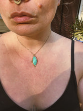 Load image into Gallery viewer, Kingman Turquoise Khala Necklace
