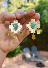 Load image into Gallery viewer, Hubei Turquoise Drop Earring
