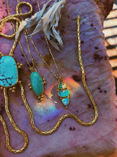 Load image into Gallery viewer, Kingman Turquoise Khala Necklace
