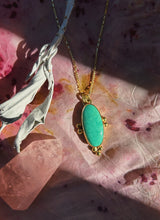 Load image into Gallery viewer, Kingman Turquoise Khala Necklace
