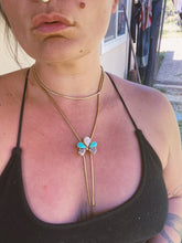 Load image into Gallery viewer, Bloom Bolo - Cantera Opal + Kingman Turquoise
