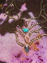Load image into Gallery viewer, Herringbone X Cuban Link Chain - Cantera Opal 002
