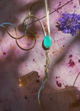 Load image into Gallery viewer, Twisted Vision Lariat - Kingman Turquoise
