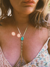 Load image into Gallery viewer, Twisted Vision Lariat - Kingman Turquoise
