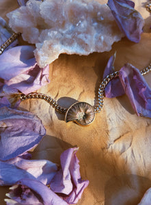 Opalized Ammonite Cuban Link Chain