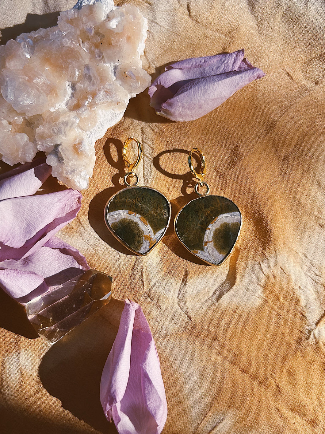 Ocean Jasper Drop Earrings