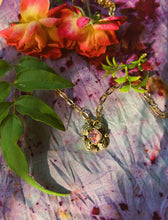 Load image into Gallery viewer, Cantera Opal Stamped Necklace
