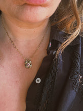 Load image into Gallery viewer, Cantera Opal Stamped Necklace
