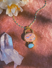 Load image into Gallery viewer, The Portal Necklace -Cantera + Australian Opal
