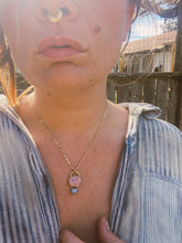 Load image into Gallery viewer, The Portal Necklace -Cantera + Australian Opal
