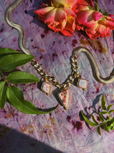 Load image into Gallery viewer, Cantera Opal Cuban Link X Herringbone Charmer
