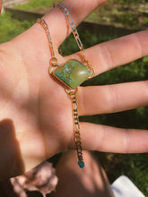 Load image into Gallery viewer, Green Tibetan Turquoise Lariat
