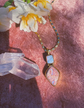 Load image into Gallery viewer, The Portal Necklace - Cantera + Australian Opal 002
